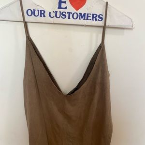 Zara Suede Camisole